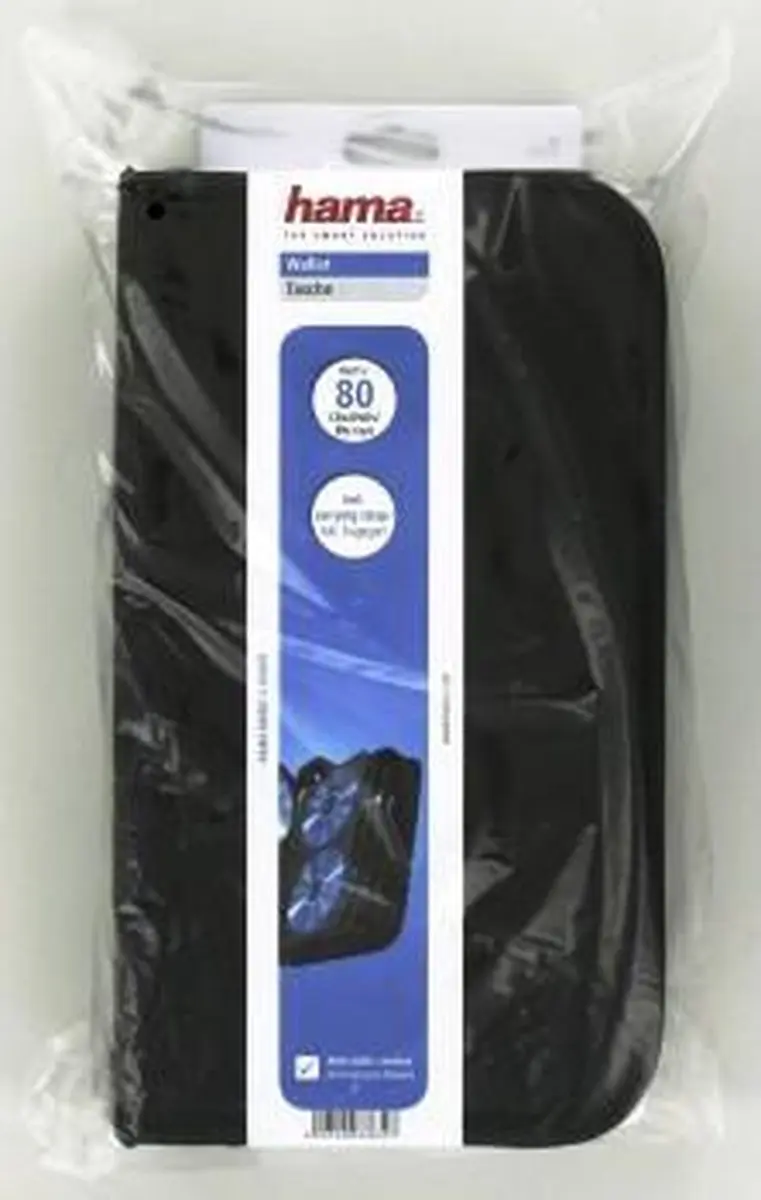 Hama Cd Wallet Nylon 80 - 40 Vakken - Zwart - afbeelding 6 van 6