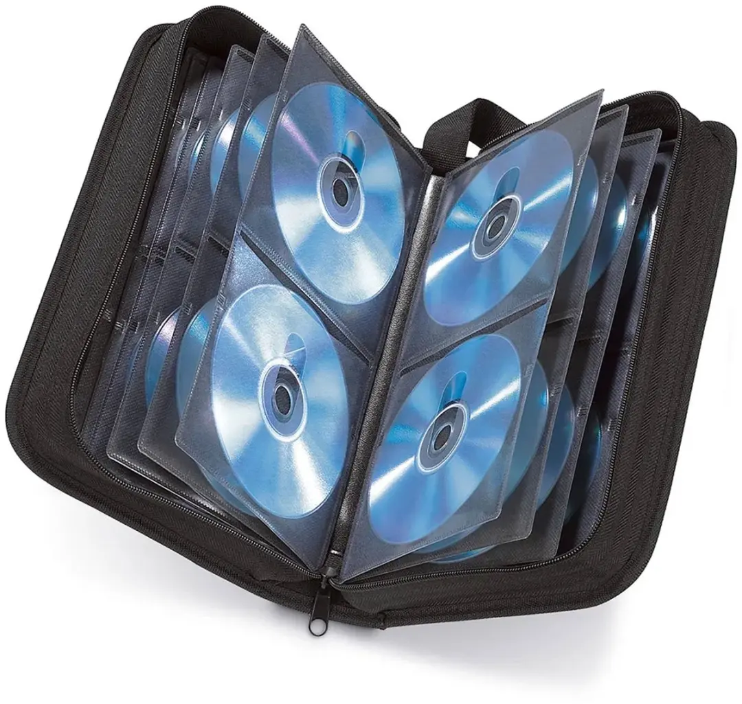 Hama Cd Wallet Nylon 80 - 40 Vakken - Zwart
