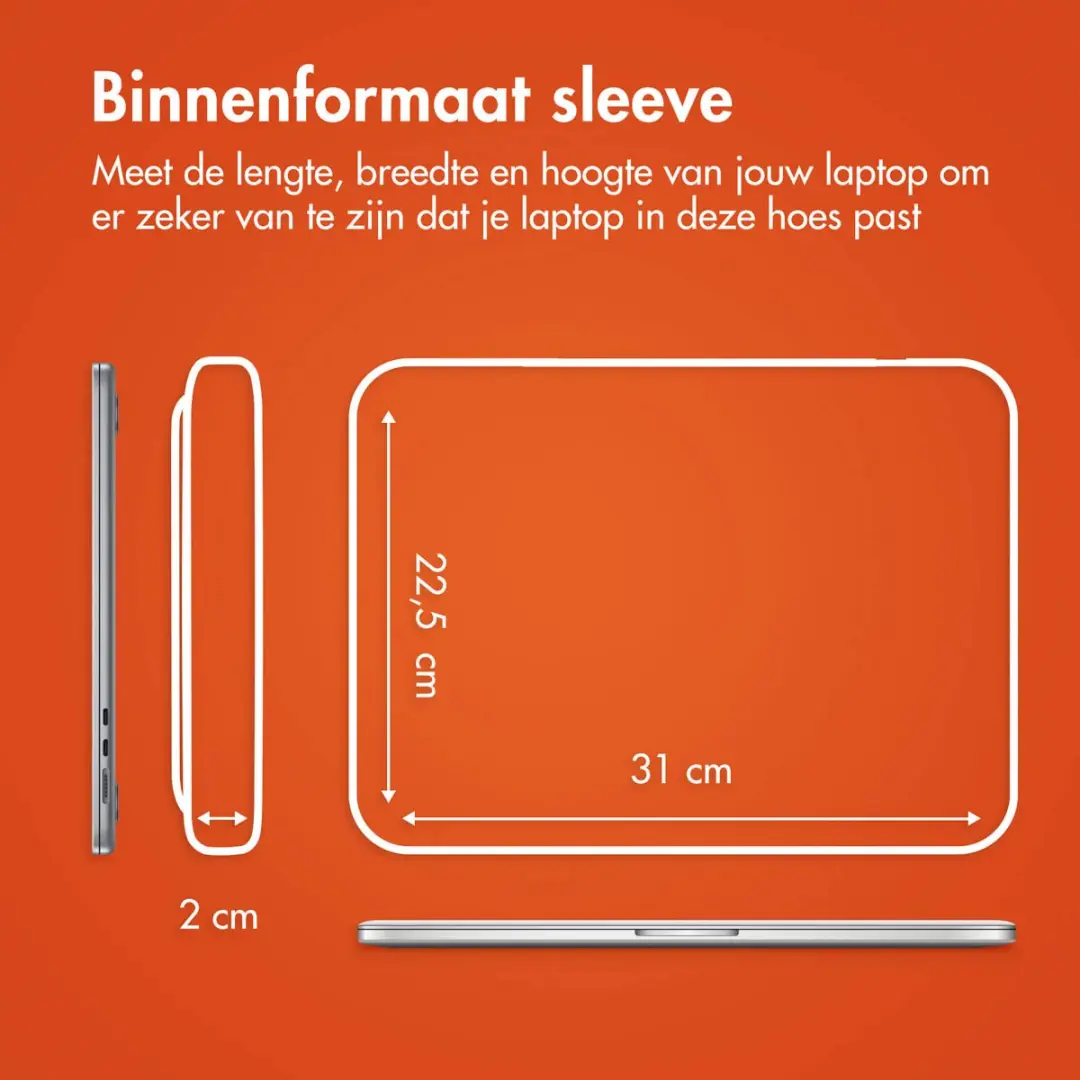 Imoshion Laptophoes 13 inch - 2 Vakken Petrol Green