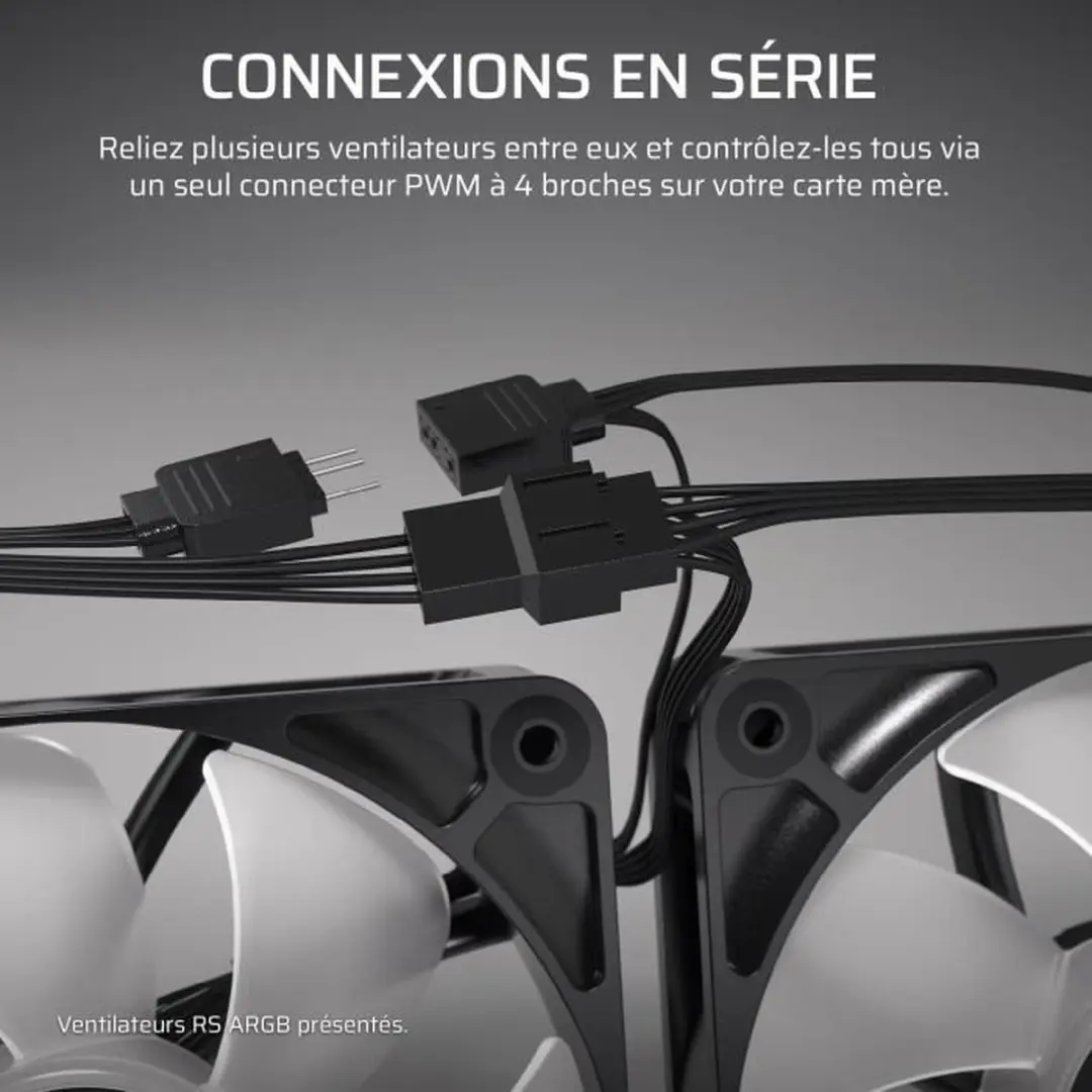 Corsair RS140 PWM 140mm Ventilator - Wit