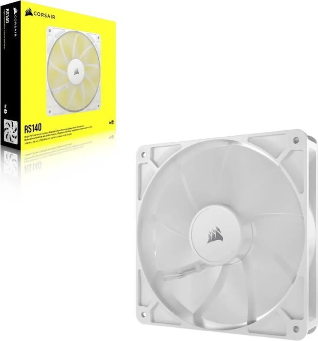 Corsair RS140 PWM 140mm Ventilator - Wit