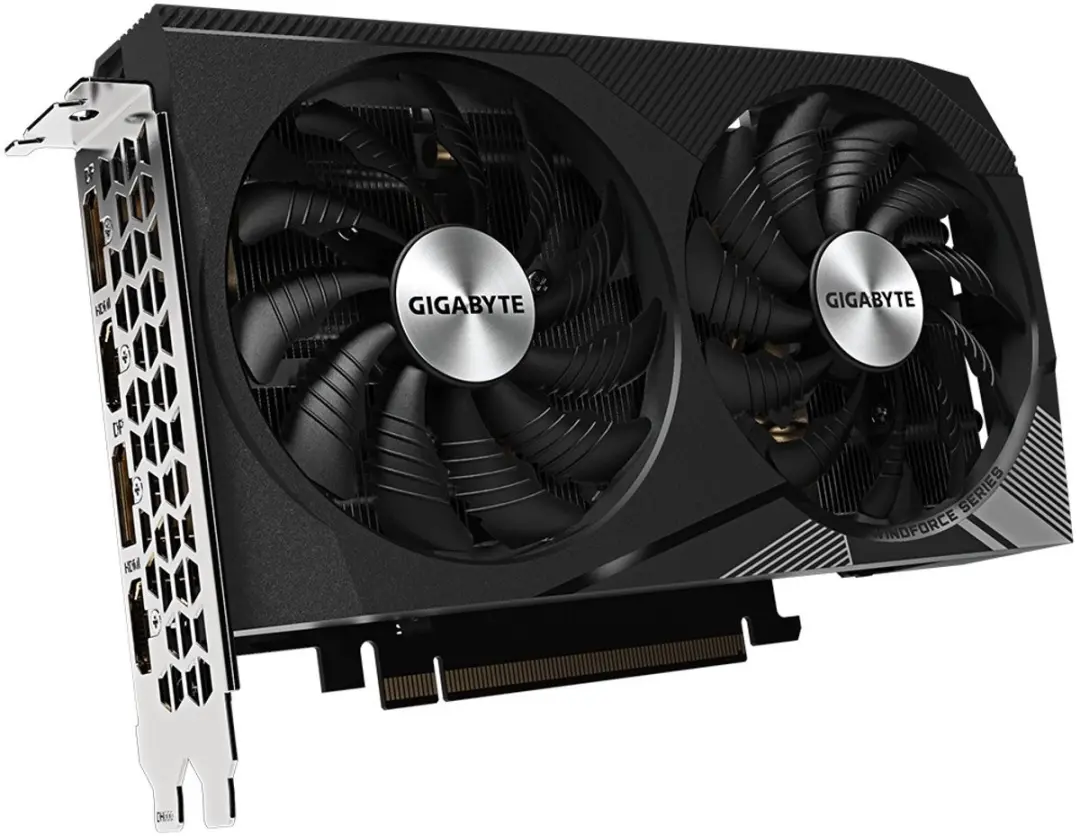 Gigabyte GeForce RTX 3060 WINDFORCE OC GV-N3060WF2OC-12GD Videokaart - 12GB GDDR6