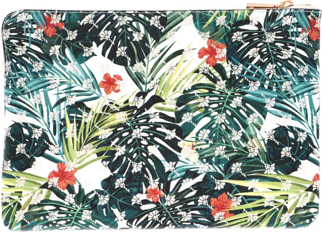 Joop! Laptophoes Cortina Tropici Geena - 11 inch - Groene Veelkleurig