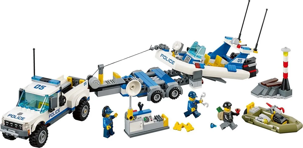 LEGO City Politiepatrouille 60045 - 408 Stukken - afbeelding 3 van 6