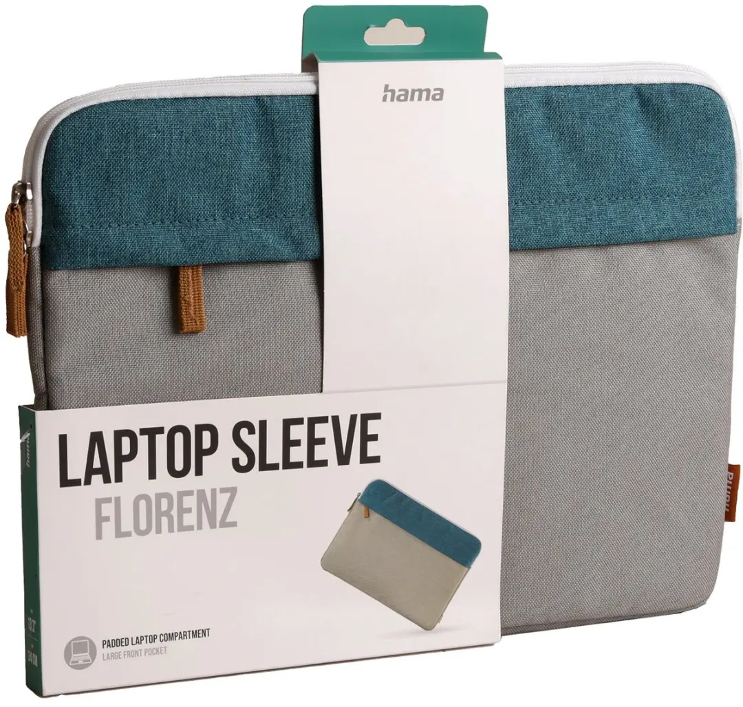 Hama Florence Laptophoes 13,3" - Petrol/Grijs