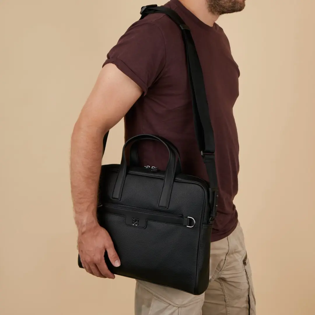 Hugo Boss Nesh 50523508-001 Laptoptas - 15.6 inch - Zwart