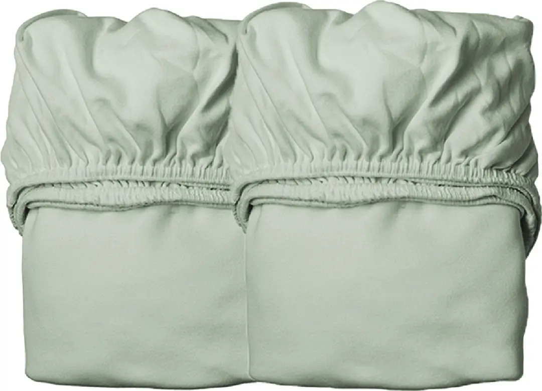 Leander Organic Hoeslaken Sage Green 60x120cm