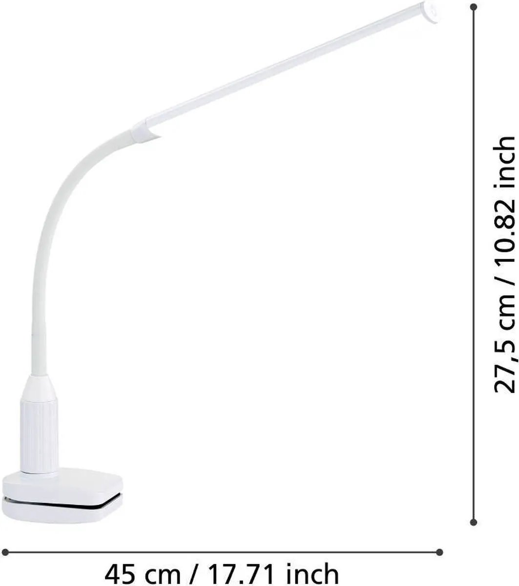 Eglo Laroa LED Tafellamp 45cm - Wit