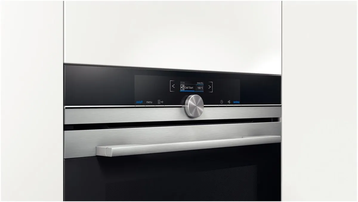 Siemens iQ700 HB676GBS1 Inbouwoven 71L - Pyrolyse - Zwart/Roestvrijstaal