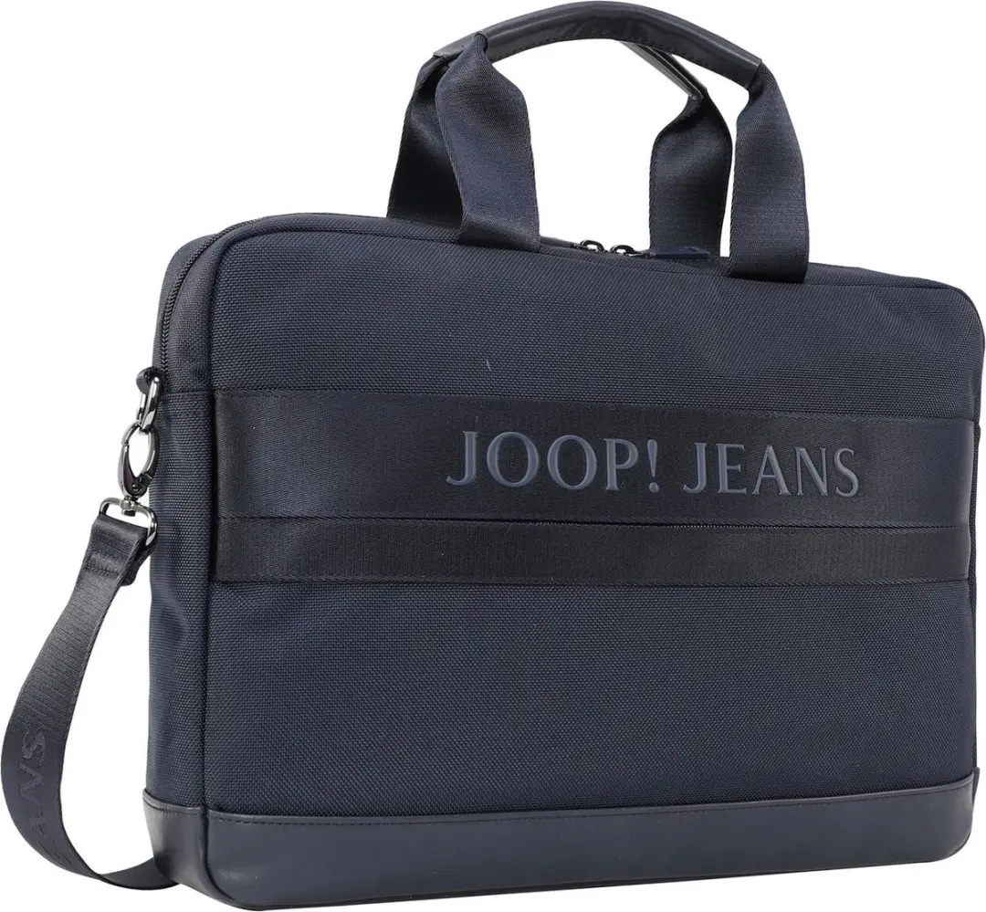 Joop! Modica Pandion Laptoptas 4130000543-402 - 10" - 7 Vakken - Donkerblauw