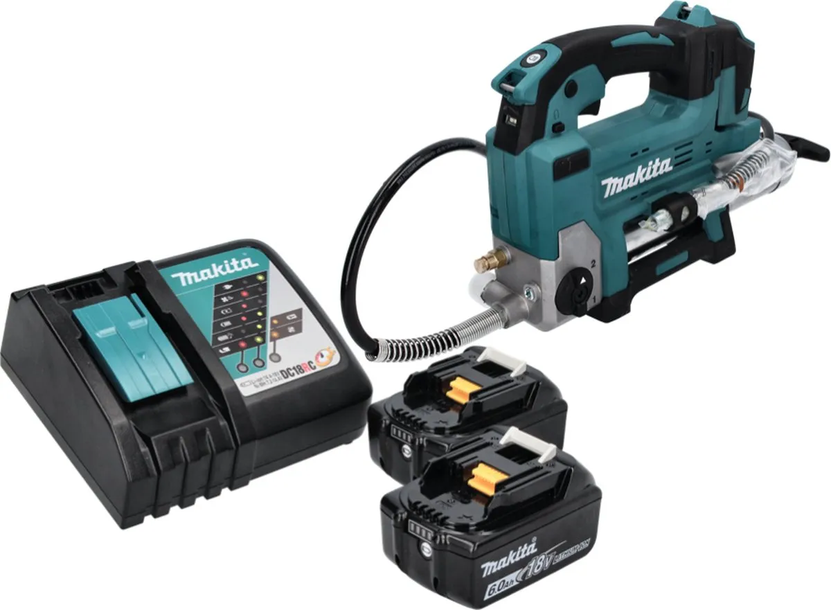 Makita DGP 180 RG Vetspuit 18V - 690 bar - 2x 6.0Ah + Lader
