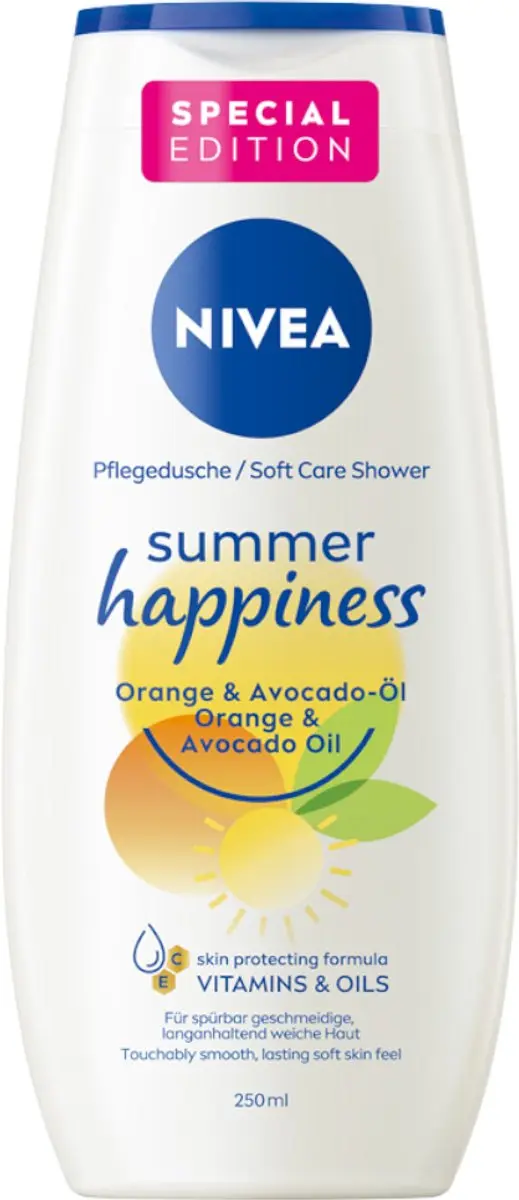 NIVEA Summer Happiness Douchegel Orange & Avocado 250ml