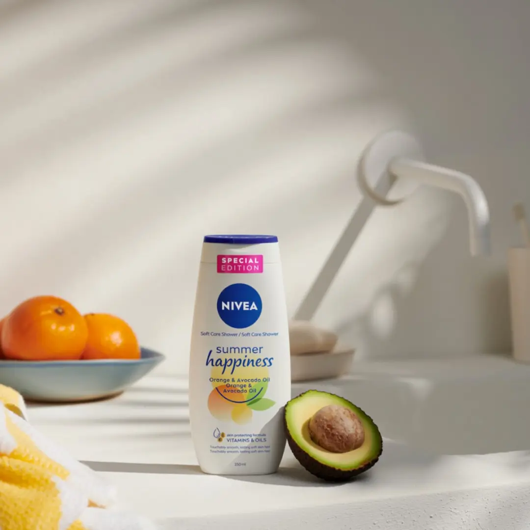 NIVEA Summer Happiness Douchegel Orange & Avocado 250ml - afbeelding 6 van 6