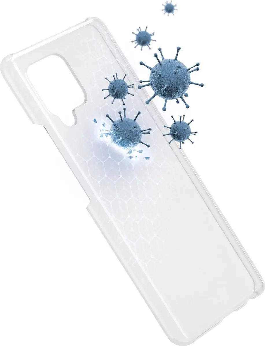 Hama Antibacterieel Hoesje Samsung Galaxy A42 5G - Transparant