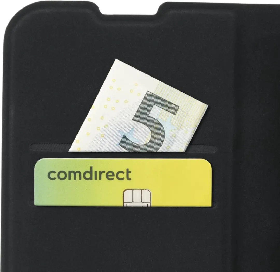 Hama Daily Protect Booklet iPhone 13 - Zwart - 2 Vakken