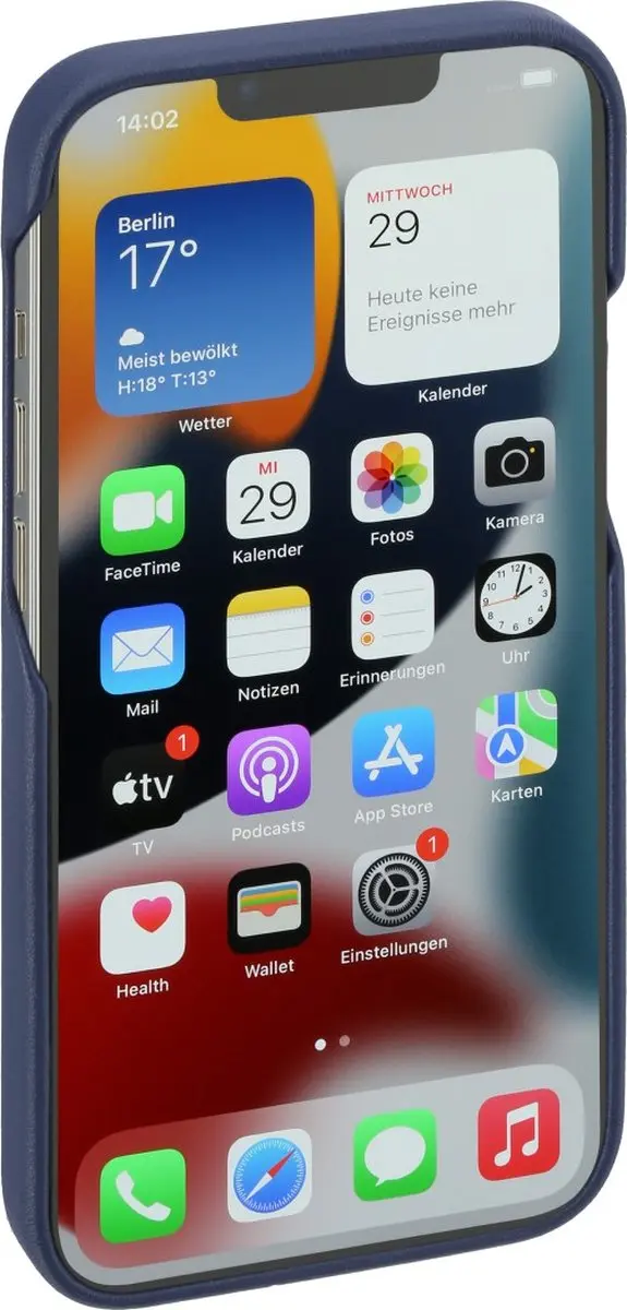 Hama MagCase Finest Sense iPhone 13 Pro - Blauw - afbeelding 6 van 6