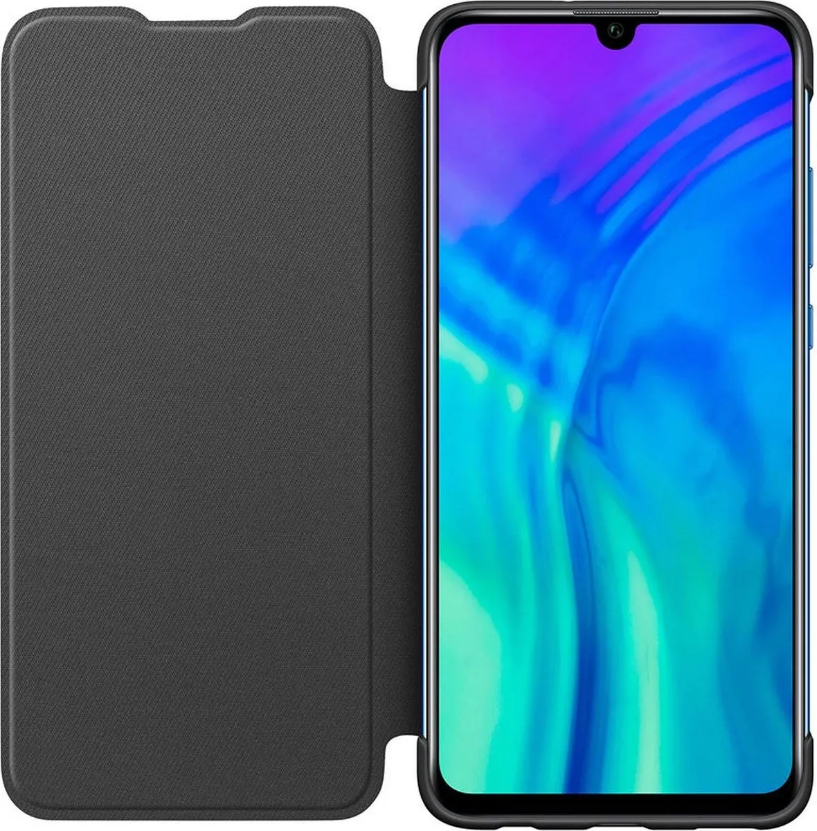Honor Flip Cover 51993098 - Honor 20 Lite - Zwart