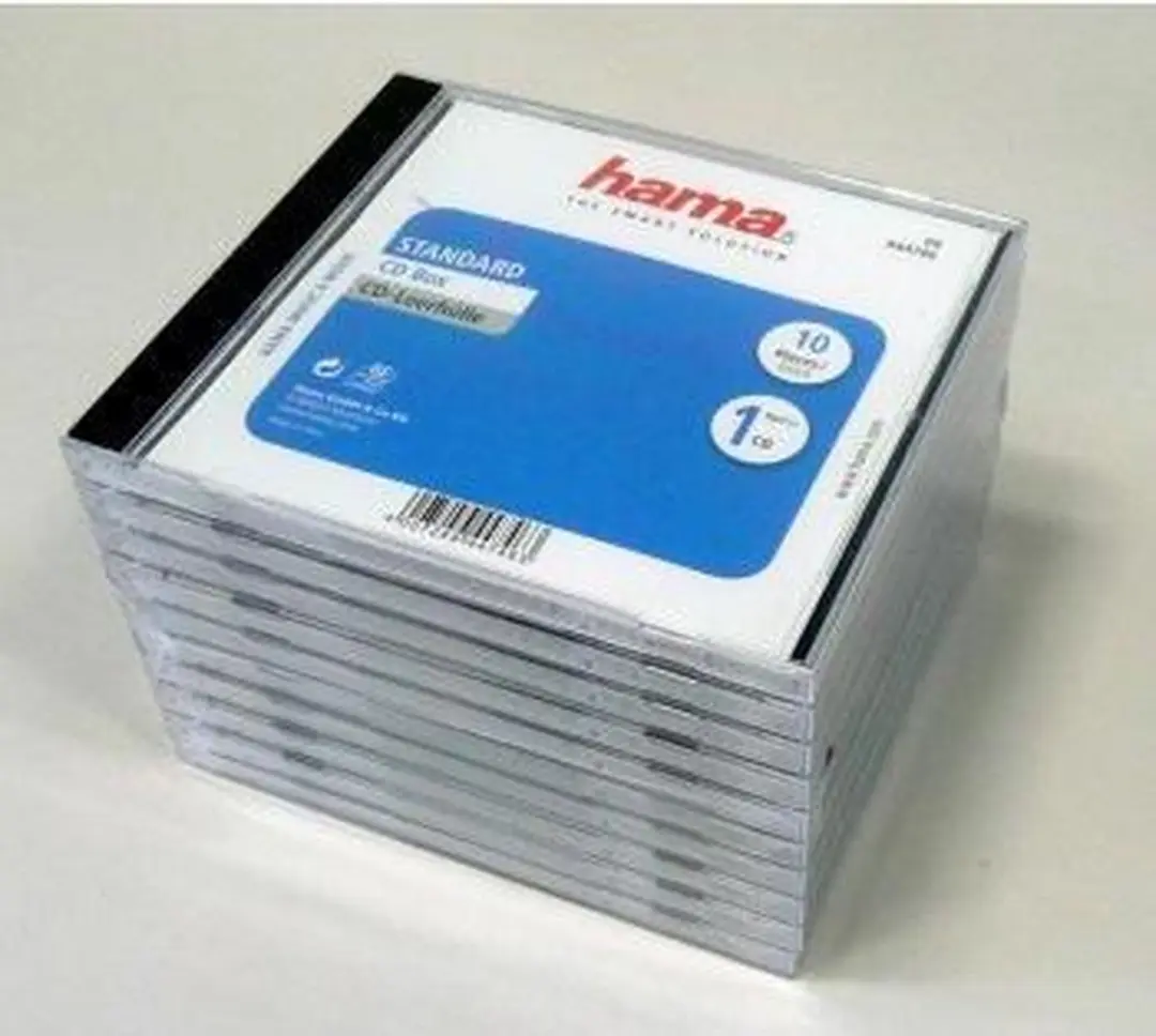 Hama CD-Box 10 Stuks - Transparant - MPN 00044746