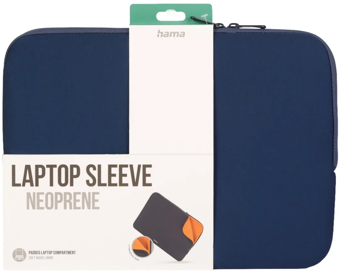 Hama Neoprene Laptophoes 13.3" - 34x25cm - Blauw