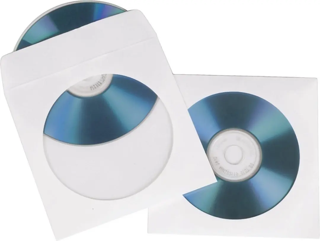 Hama CD/DVD Hoesjes Wit