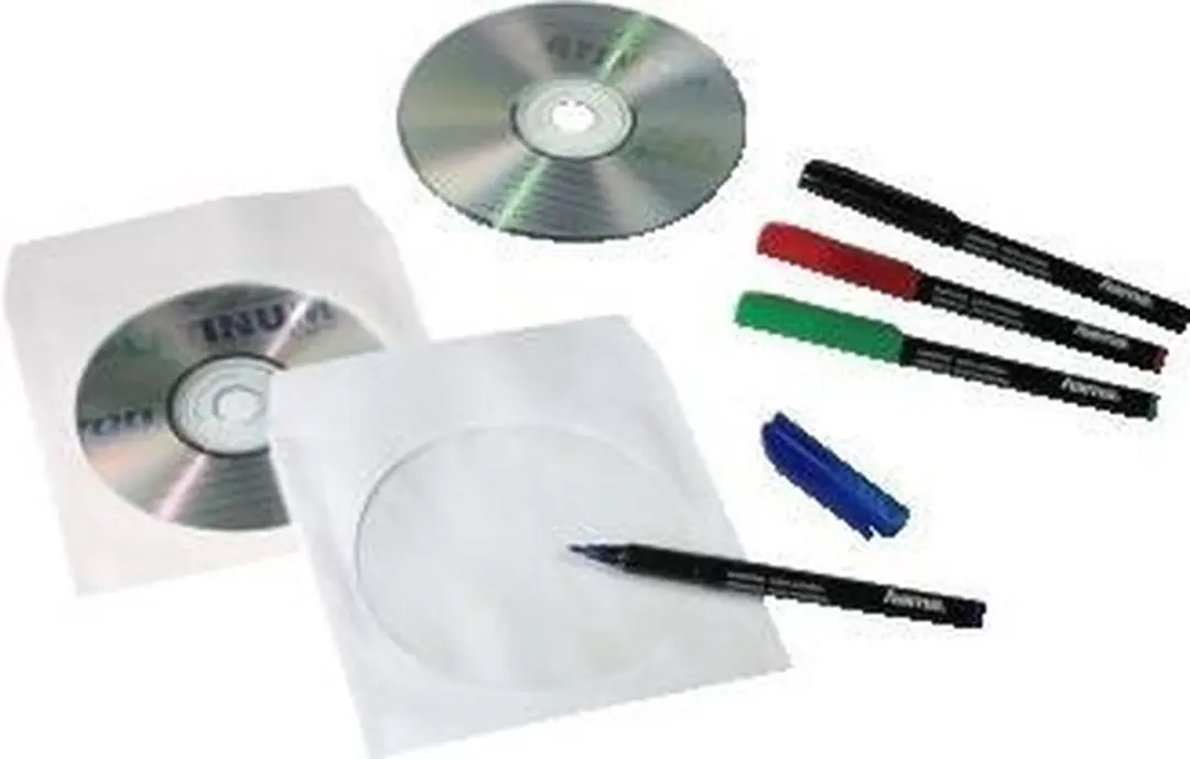 Hama CD/DVD Hoesjes Wit - 50 Stuks