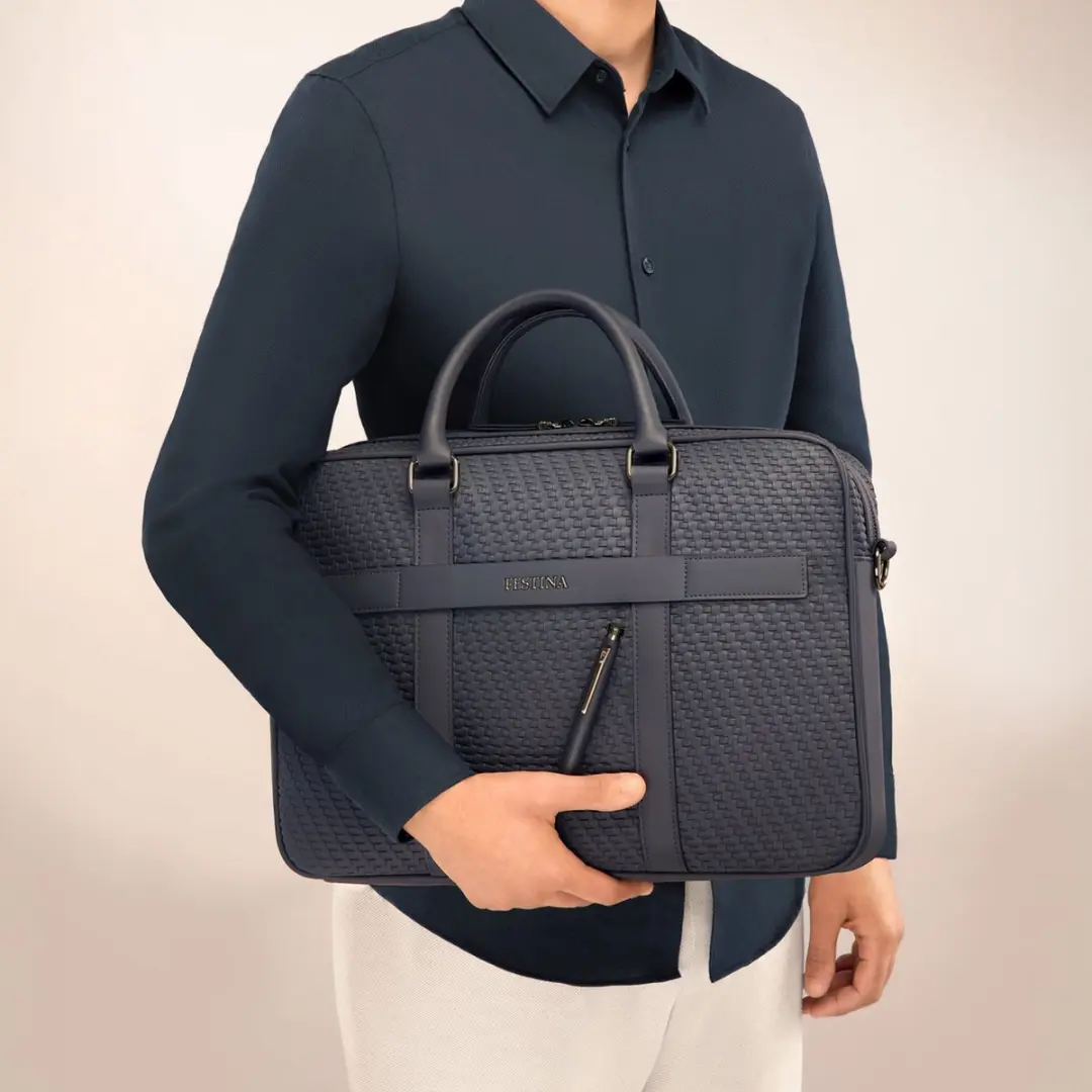 Festina Interlace Aktetas - 17 inch - Navy