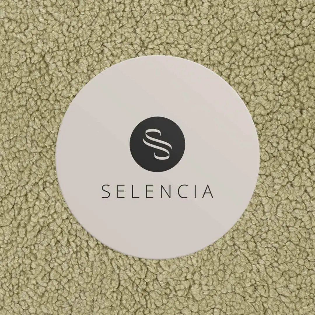 Selencia Teddy Sleeve 14 inch - Sage Green