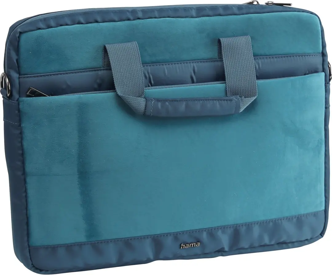 Hama Velvet Laptoptas 40-41cm - 3 Vakken - Petrol