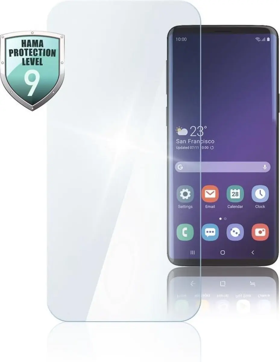Hama Premium Crystal Glass Displaybescherming Galaxy S21 - Transparant