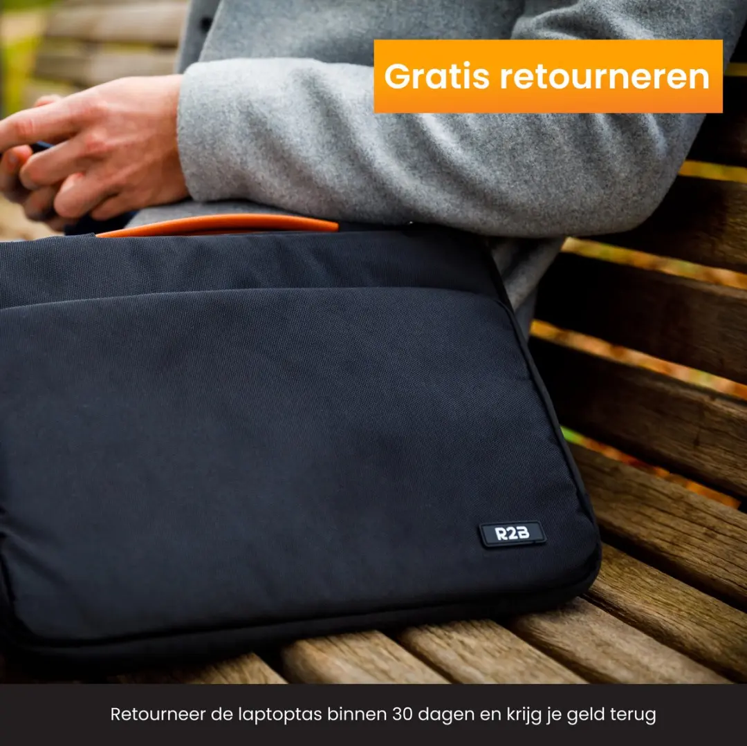 R2B Laptoptas Lelystad 15.6 inch - Zwart