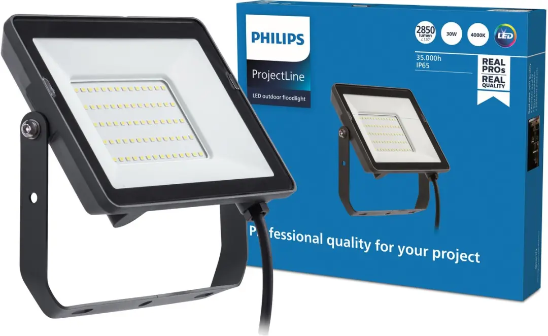 Philips ProjectLine Straler 30W Koel Wit 4000K - 8719514954526
