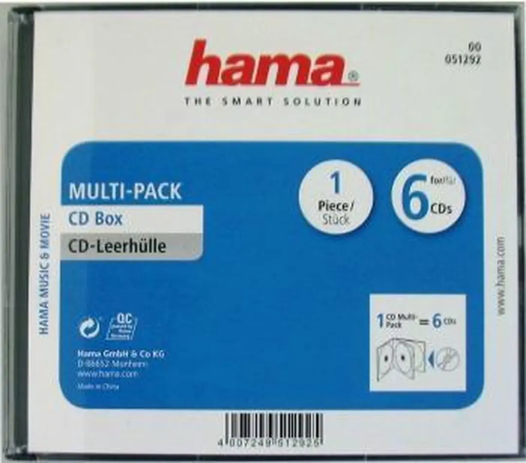 Hama CD MultiPack 6 Stuks - Kleurenmix