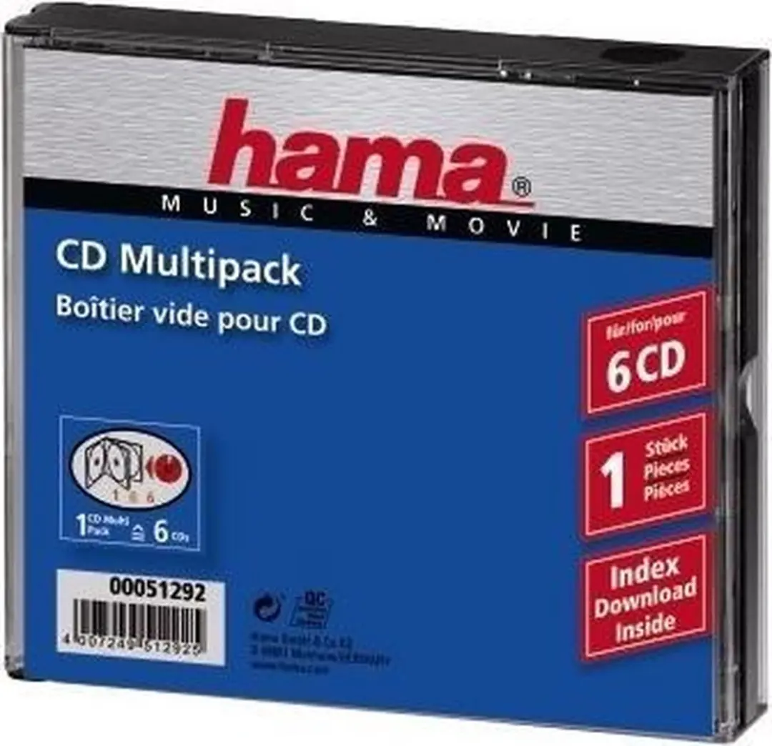 Hama CD MultiPack 6 Stuks - Kleurenmix