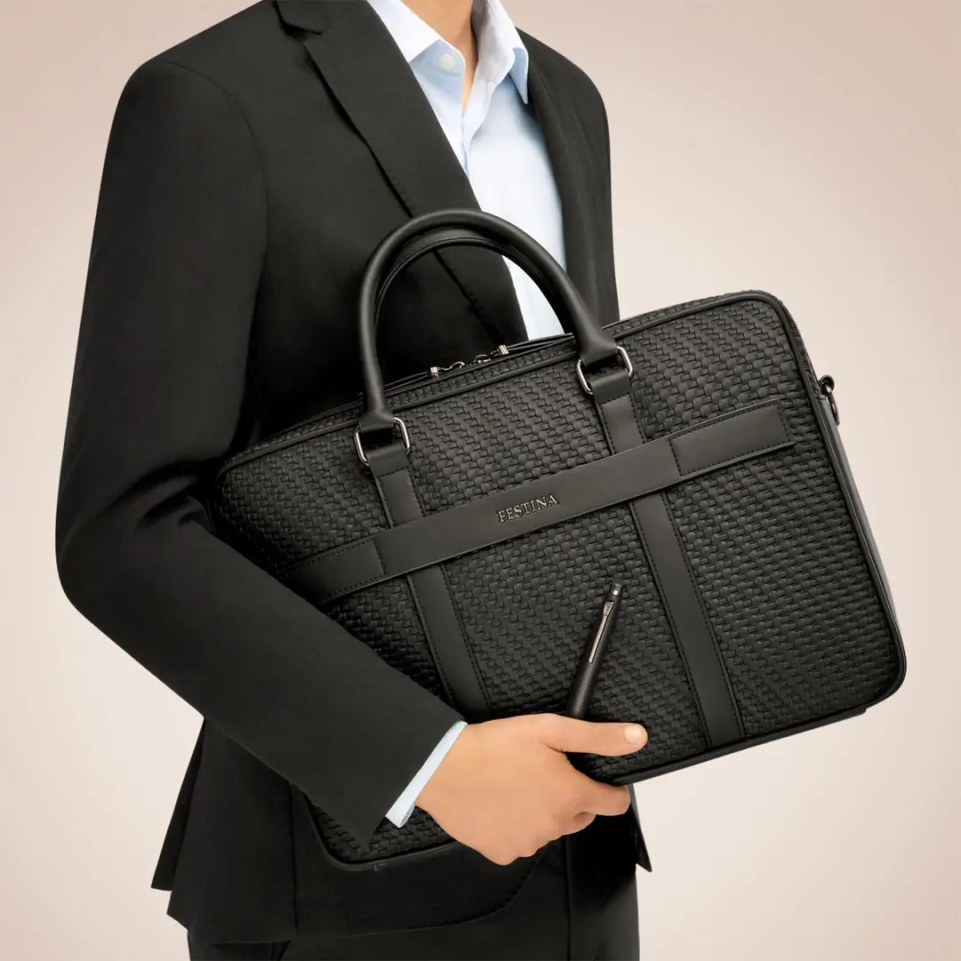 Festina Interlace Aktetas - 17 inch - Zwart