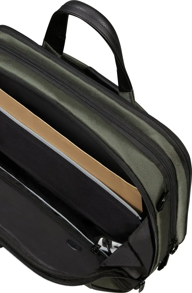 Samsonite Pro-Dlx 5400520216779 Laptopschoudertas 15.6" - 16/23L - Green