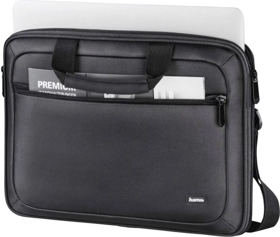 Hama Nizza Life Notebooktas tot 34cm - Zwart