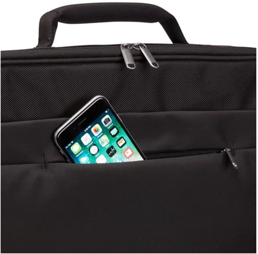 Case Logic Advantage Laptopschoudertas 17.3" - Zwart