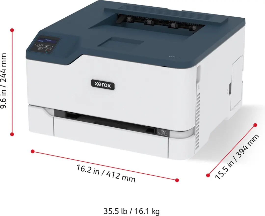 Xerox C230V_DNI Laserprinter - 25 ppm - 2 Lades - Blauw