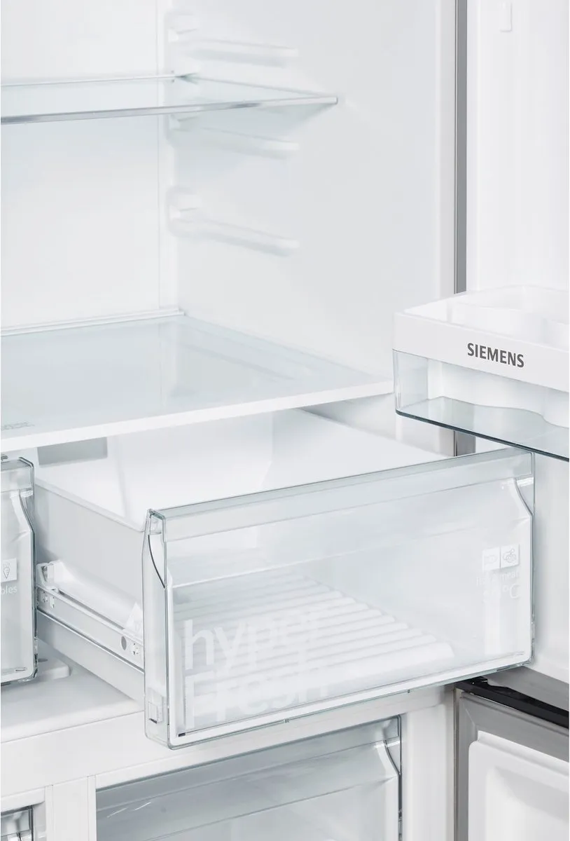 Siemens iQ300 KF96NVPEA Amerikaanse Koelkast - 605L - Zilver