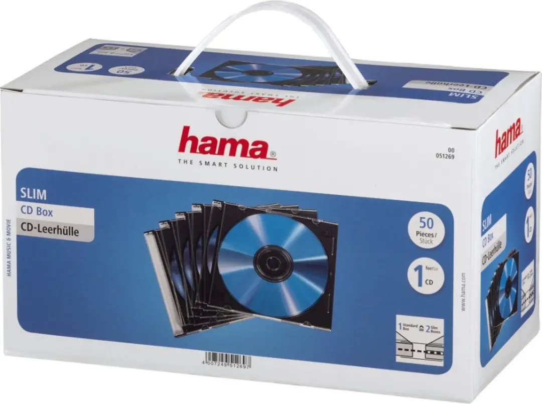 Hama Cd Slim Box 50P