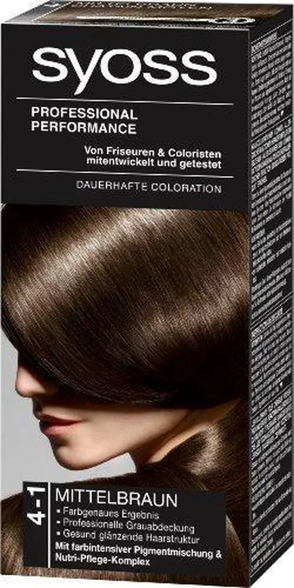SYOSS Haarverf 4-1 Middenbruin 115ml