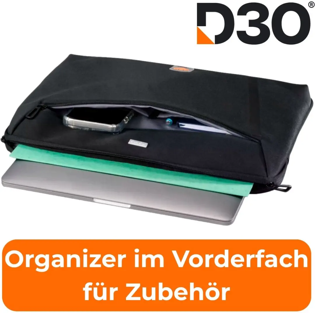 Hama Extreme Protect Laptopsleeve 13,3-14,4" - D3O - Zwart