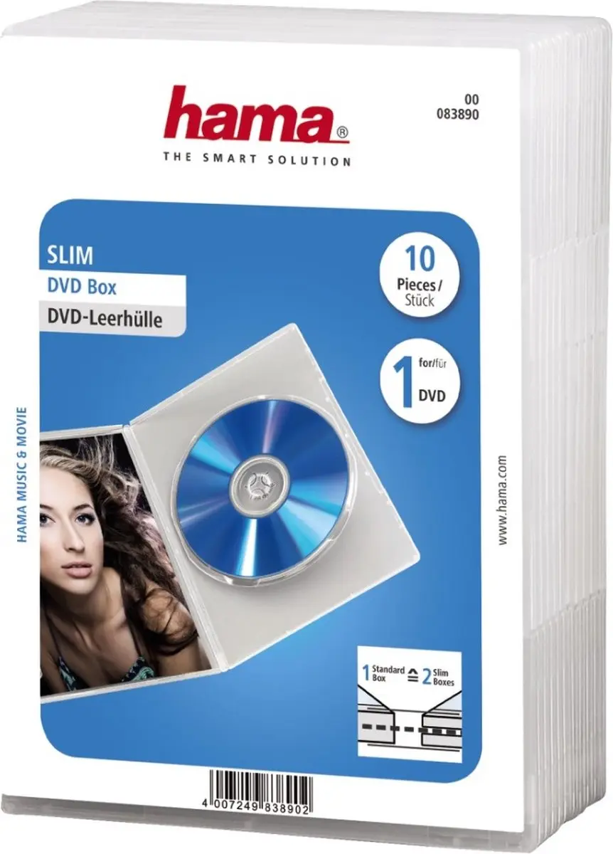 Hama DVD Jewelcase 25 Stuks