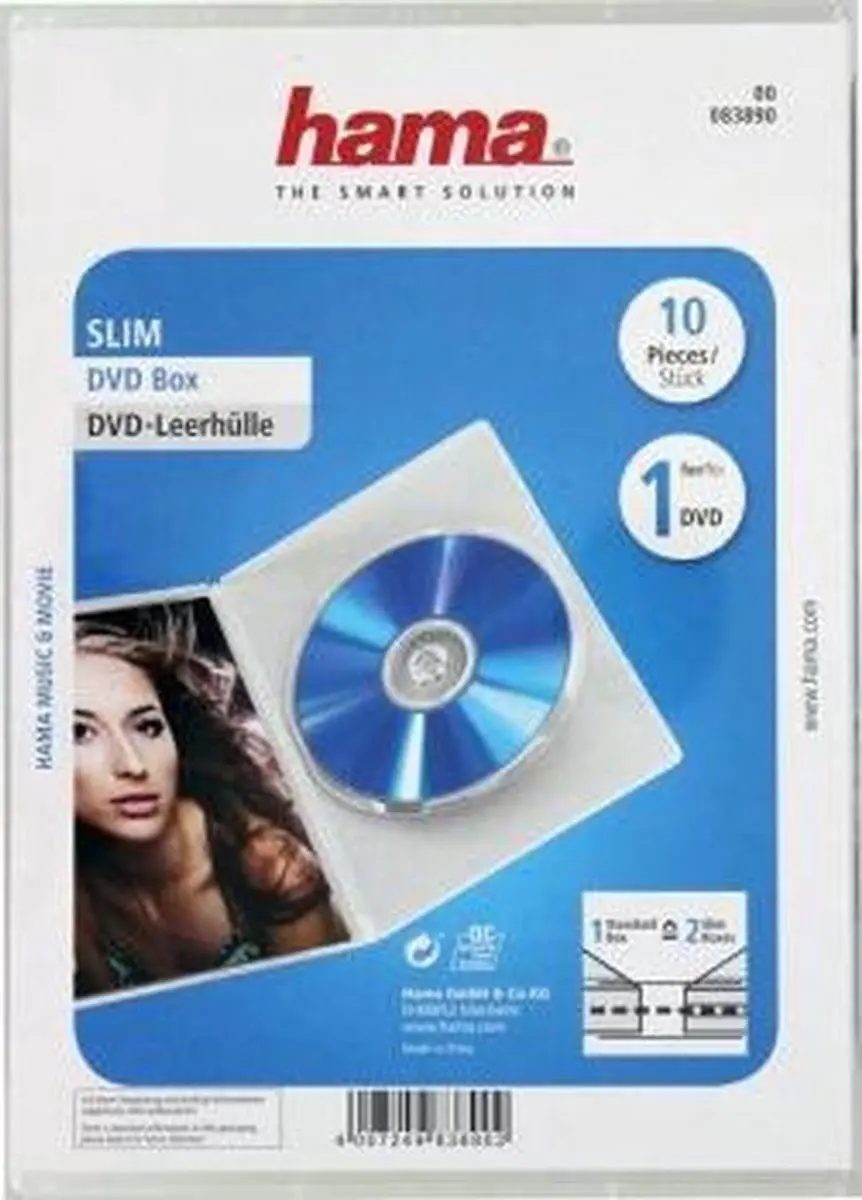 Hama DVD Jewelcase 25 Stuks - Kleurenmix