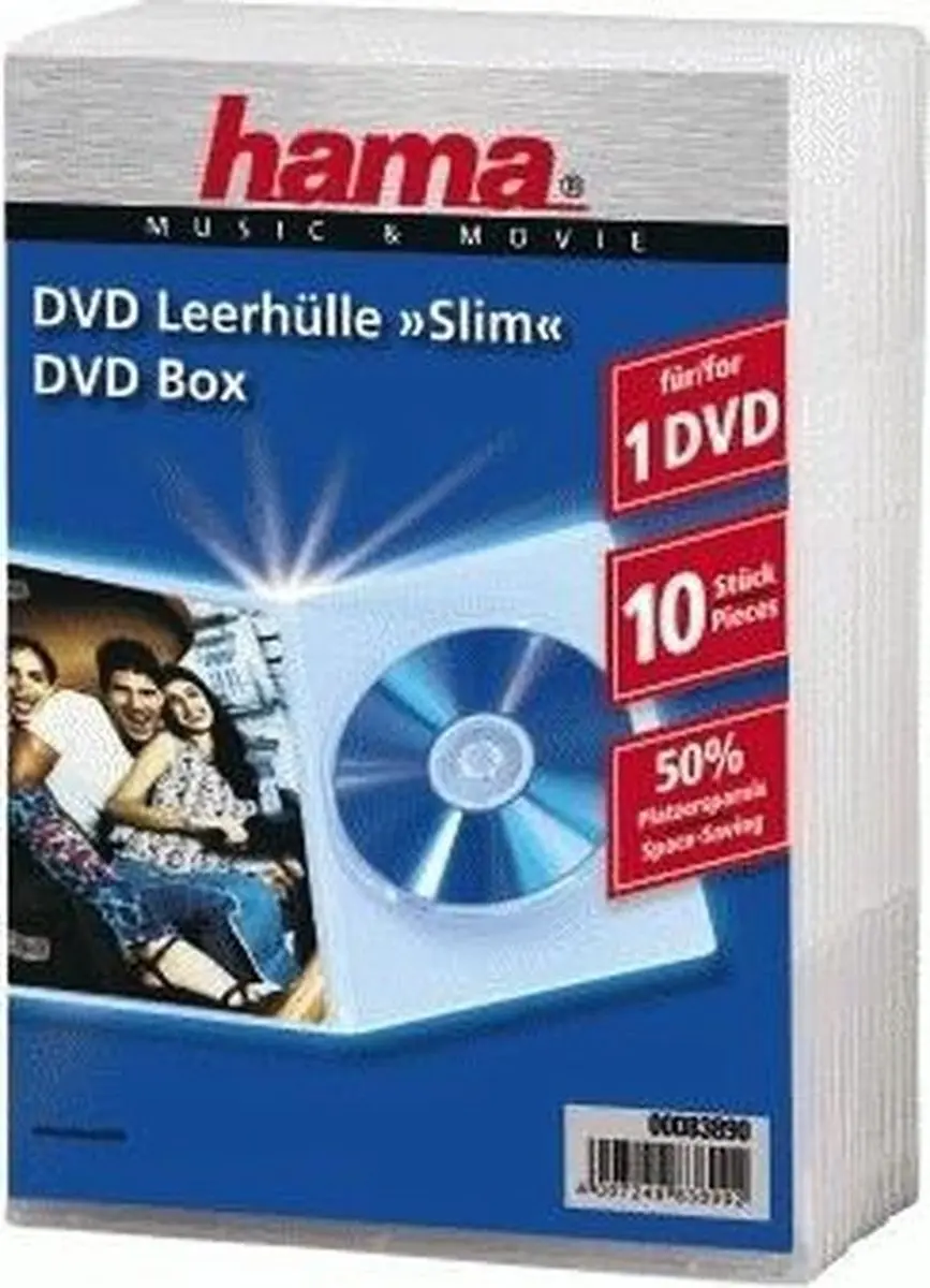 Hama DVD Jewelcase 25 Stuks - Kleurenmix
