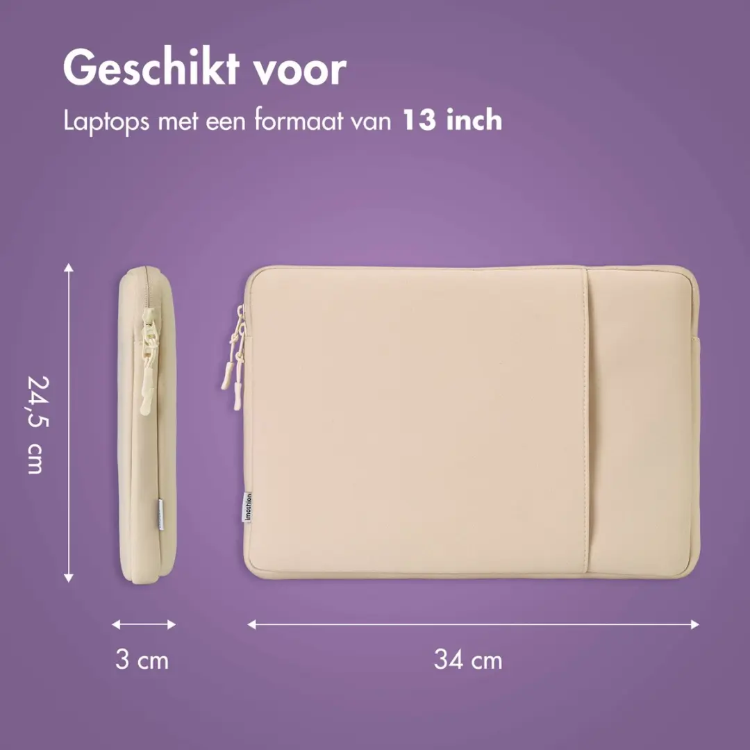 Imoshion Laptophoes 13 inch - 2 Vakken Sandstone