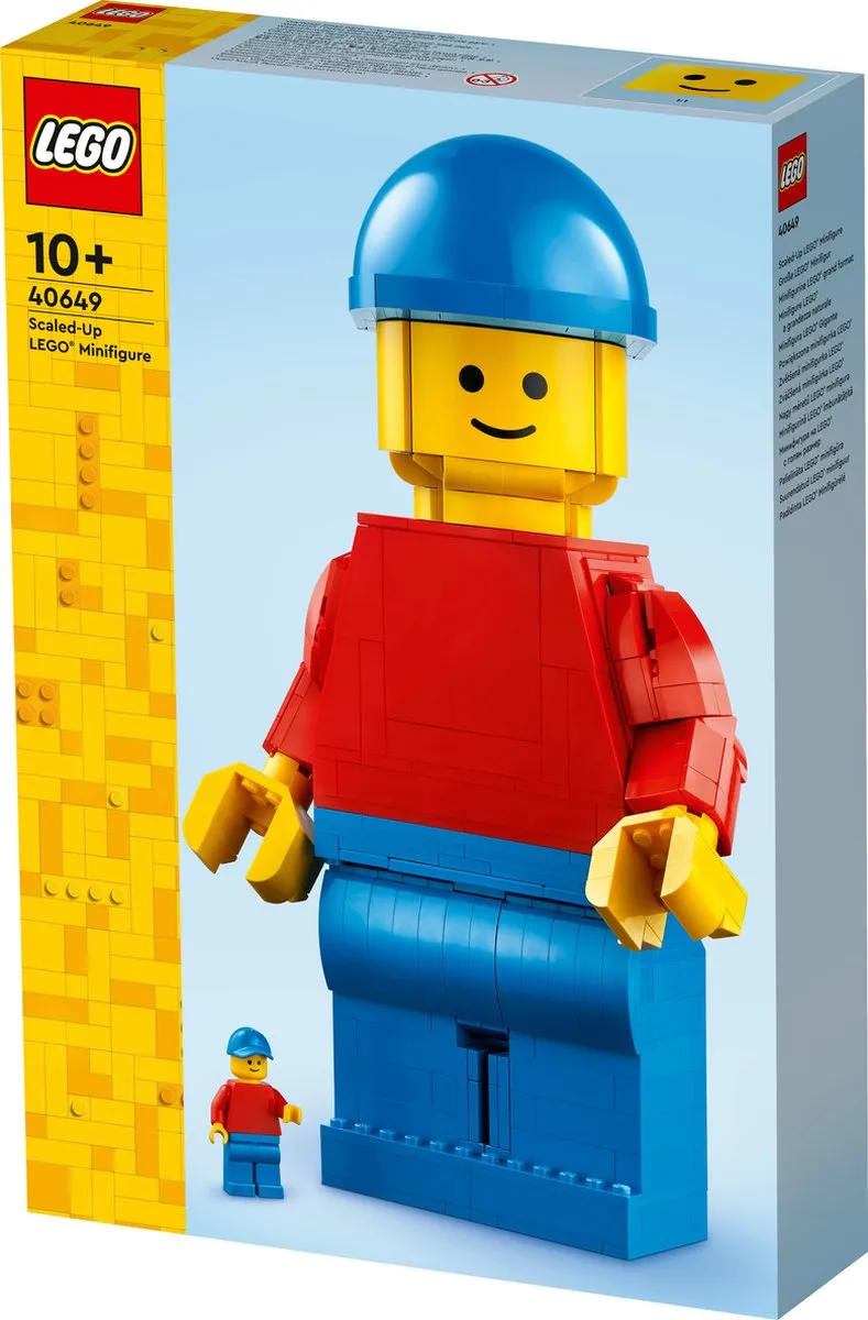 LEGO Classic 40649 Supergrote Minifiguur Set - 654 Stukken - Rood/Blauw/Geel