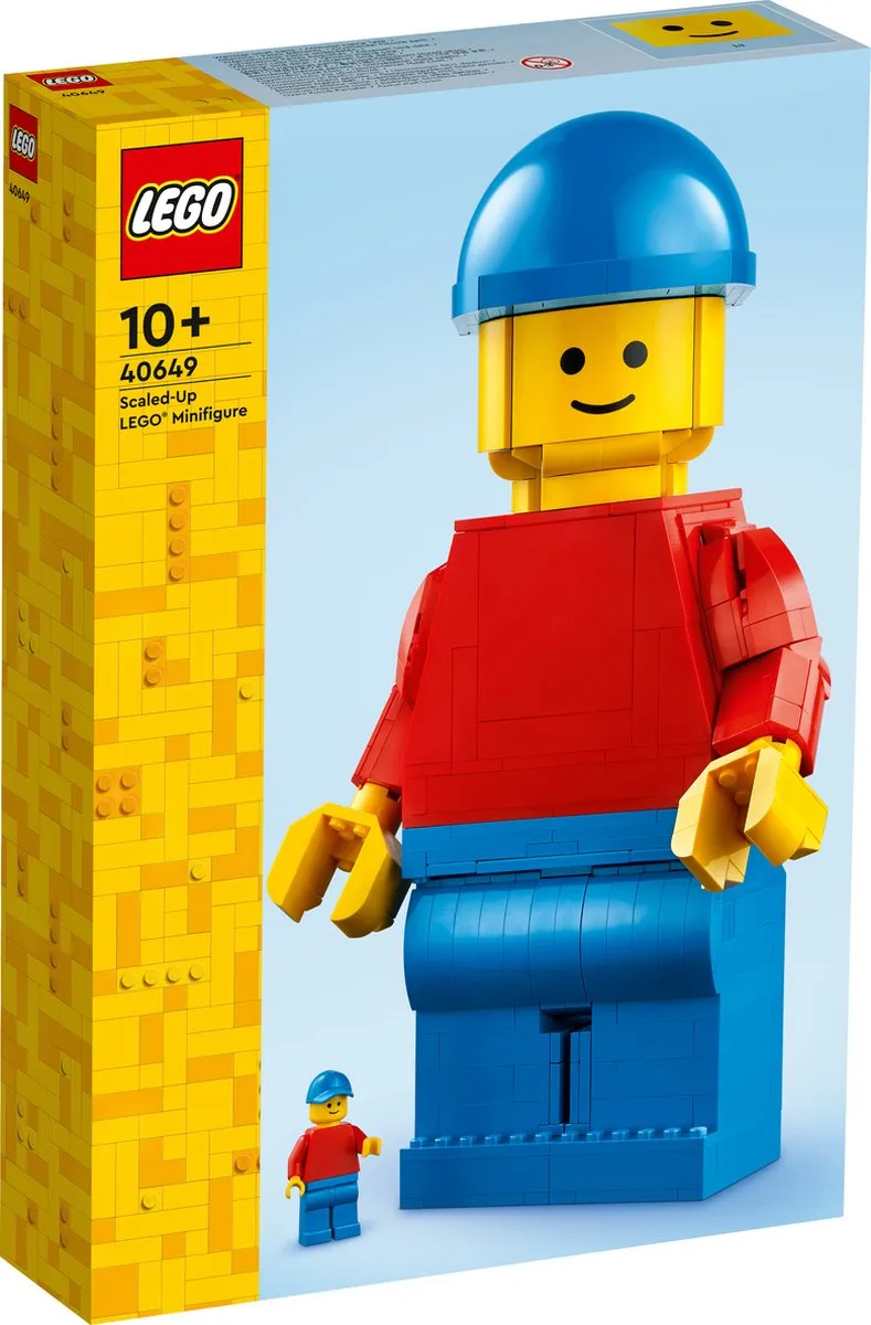 LEGO Classic 40649 Supergrote Minifiguur Set - 654 Stukken - Rood/Blauw/Geel - afbeelding 6 van 6