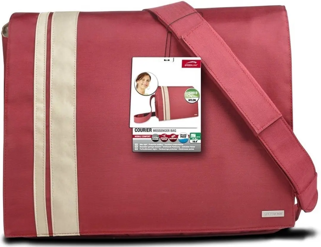 Speedlink Courier Messenger Bag SL-6058-RDBG - 18.4" - Rood