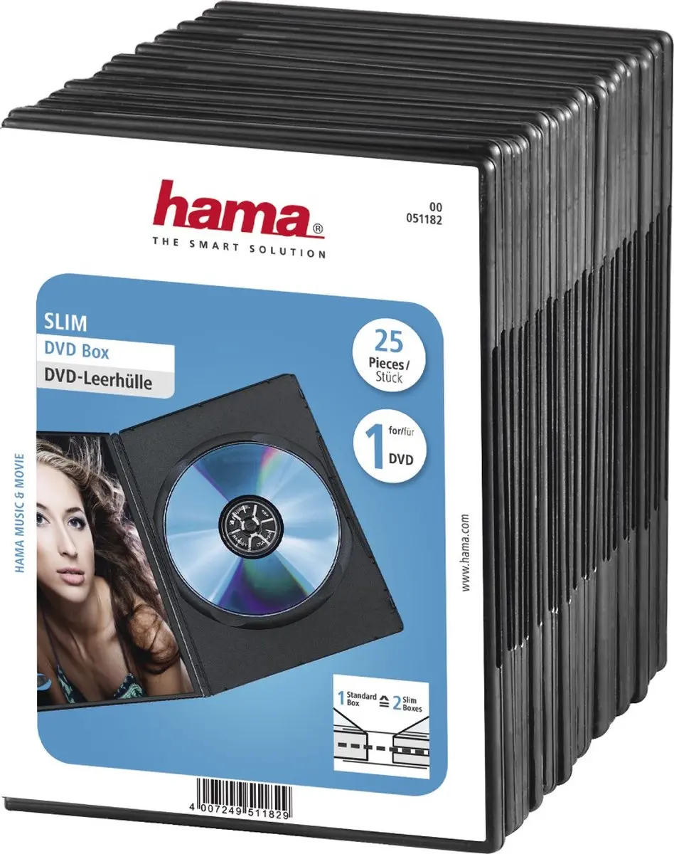 Hama Dvd Slim Box MPN 00051182